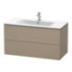 Duravit Waschtischunterschrank L-Cube 102x48,1cm, lei, 2 Schub., wandhängend-1