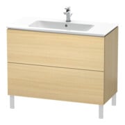 Duravit Waschtischunterschrank L-Cube 102x48,1cm, med. Ei, 2 Auszüge, stehend