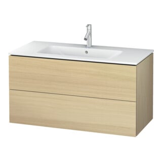 Duravit Waschtischunterschrank L-Cube 102x48,1cm, med. Ei, 2 Schub., wandhängend