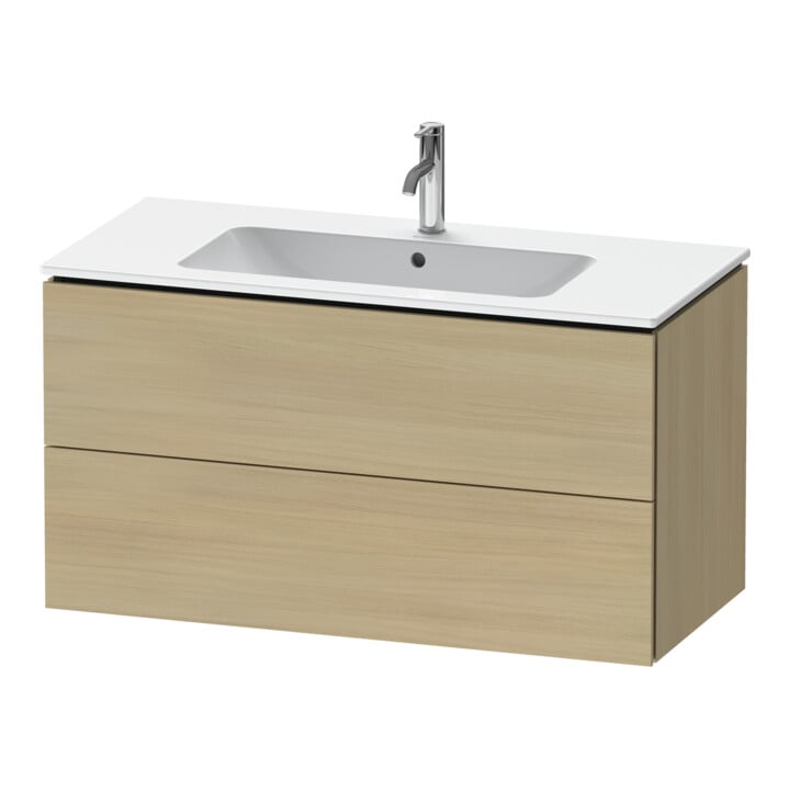 Duravit Waschtischunterschrank L-Cube 102x48,1cm, med. Ei, 2 Schub., wandhängend