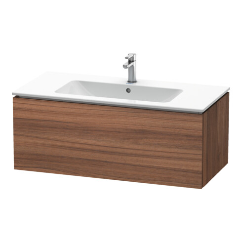 Duravit Waschtischunterschrank L-Cube 102x48,1cm, Nussb Nat, 1 Ausz., wandhängend
