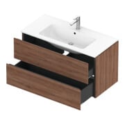 Duravit Waschtischunterschrank L-Cube 102x48,1cm, Nussb Nat, 2 Schub., wandhängend-4