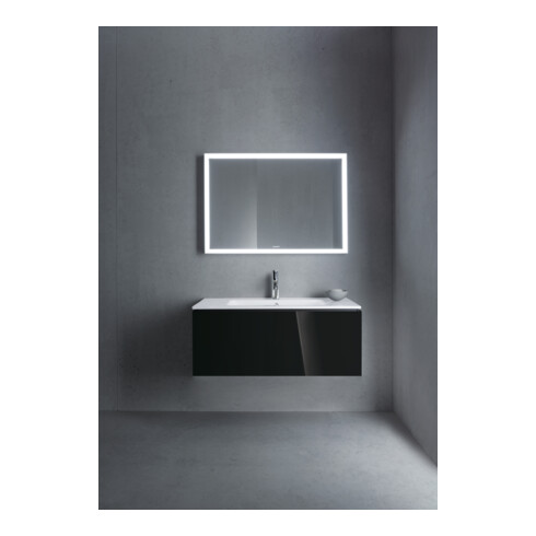 Duravit Waschtischunterschrank L-Cube 102x48,1cm, sw hgl, 1 Ausz., wandhängend