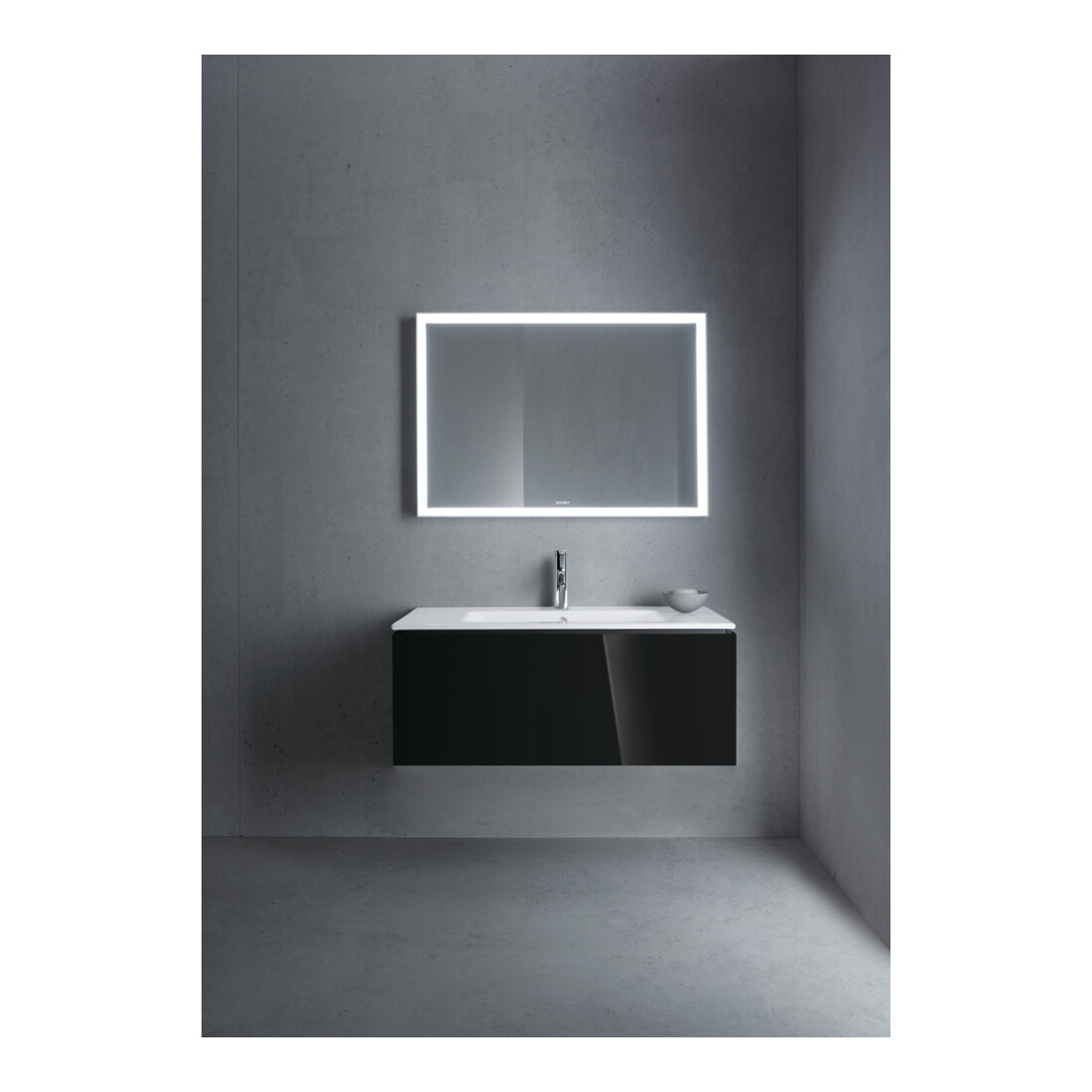Duravit Waschtischunterschrank L-Cube 102x48,1cm, sw hgl, 1 Ausz., wandhängend