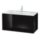 Duravit Waschtischunterschrank L-Cube 102x48,1cm, sw hgl, 2 Schub., wandhängend-1