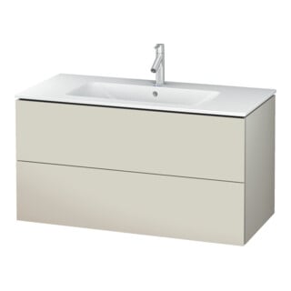 Duravit Waschtischunterschrank L-Cube 102x48,1cm, Tau ma, 2 Schub., wandhängend