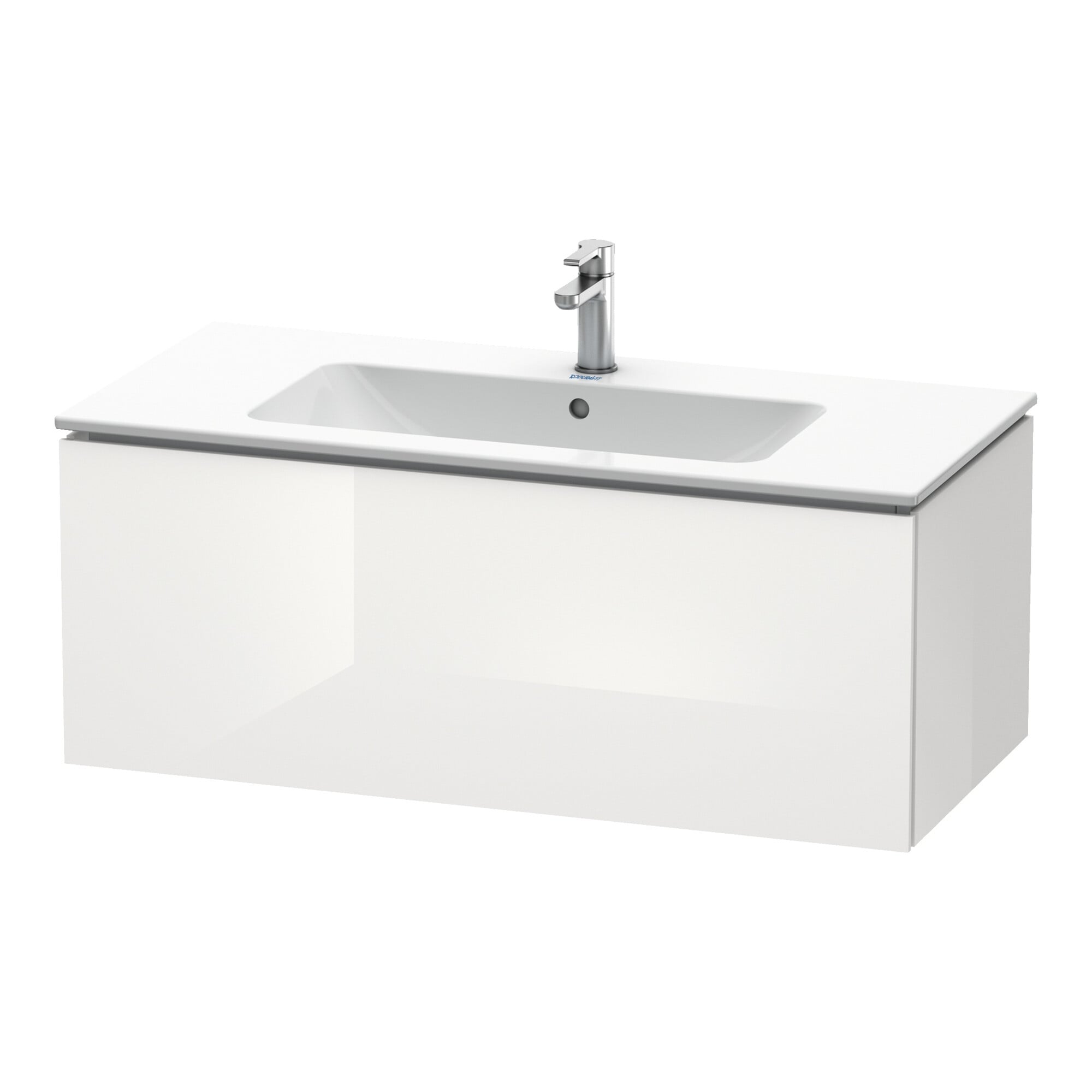 Duravit Waschtischunterschrank L-Cube 102x48,1cm, we. hgl, 1 Ausz., wandhängend