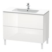 Duravit Waschtischunterschrank L-Cube 102x48,1cm, we. hgl, 2 Auszüge, stehend