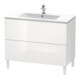 Duravit Waschtischunterschrank L-Cube 102x48,1cm, we. hgl, 2 Auszüge, stehend-1
