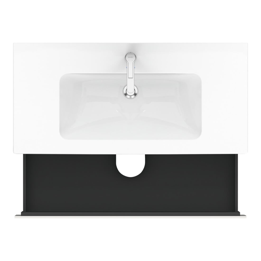 Duravit Waschtischunterschrank L-Cube 102x48,1cm, we. hgl, 2 Schub., wandhängend