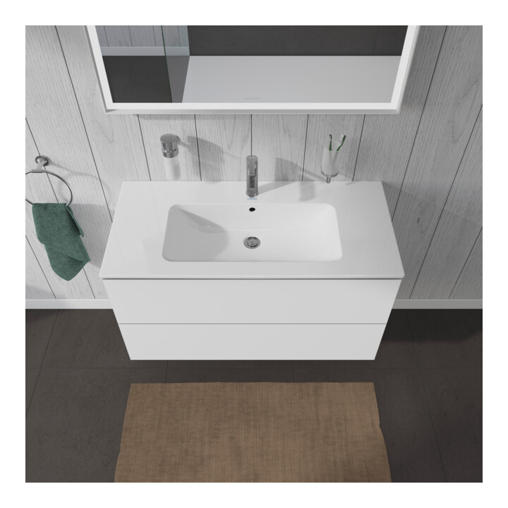 Duravit Waschtischunterschrank L-Cube 102x48,1cm, we. hgl, 2 Schub., wandhängend