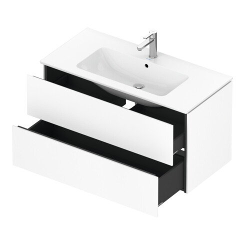 Duravit Waschtischunterschrank L-Cube 102x48,1cm, we. ma, 2 Schub., wandhängend