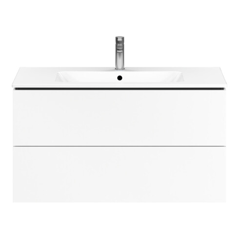 Duravit Waschtischunterschrank L-Cube 102x48,1cm, we. ma, 2 Schub., wandhängend