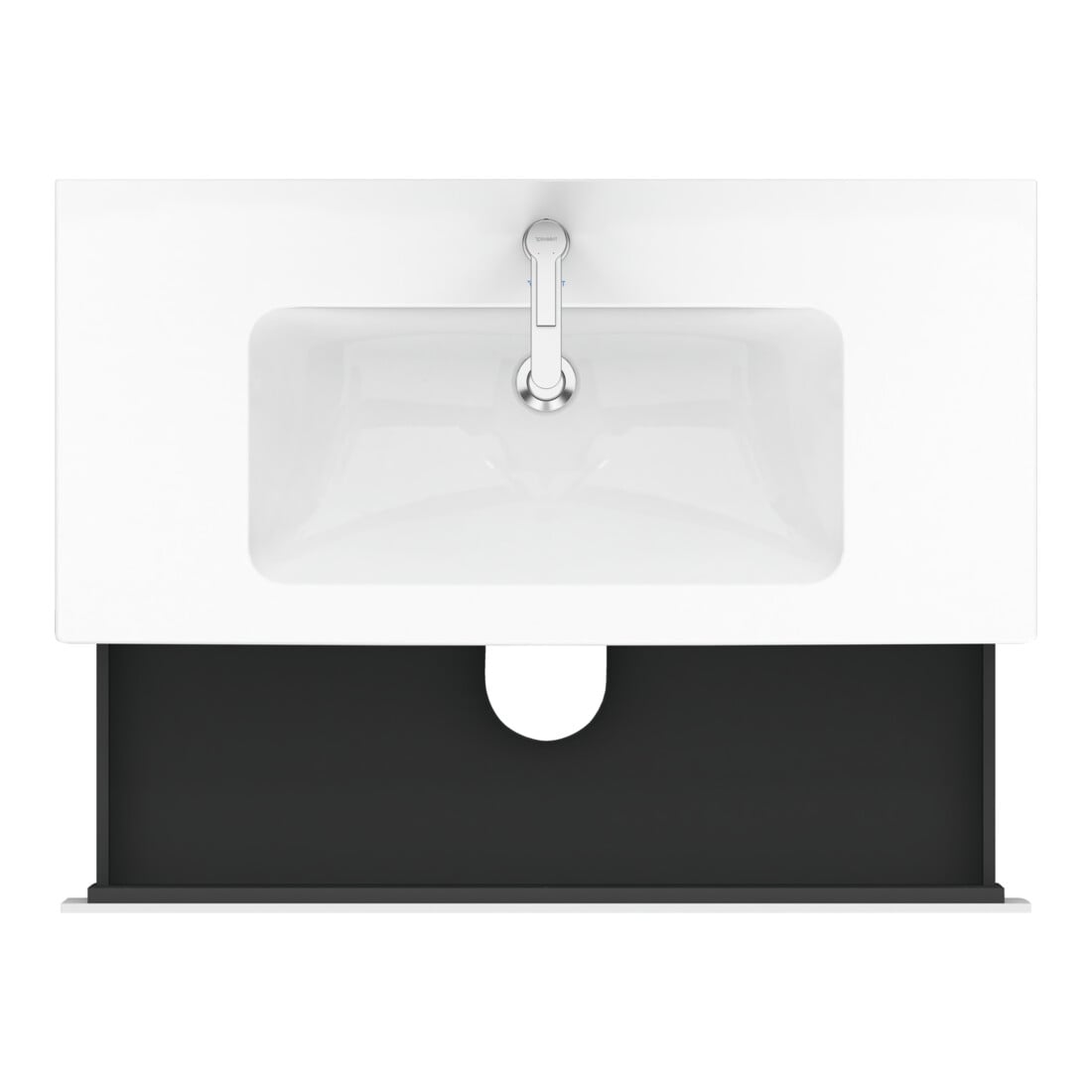 Duravit Waschtischunterschrank L-Cube 102x48,1cm, we. ma, 2 Schub., wandhängend