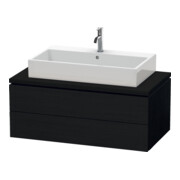 Duravit Waschtischunterschrank L-Cube 102x54,7cm, Ei sw, f Kons, 2 Schubkästen