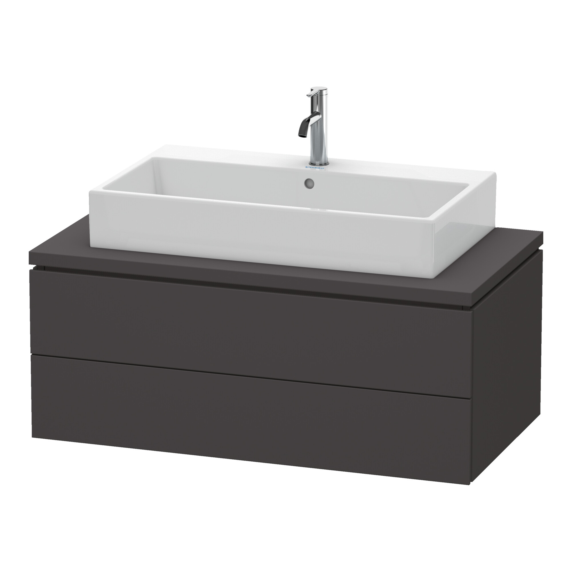 Duravit Waschtischunterschrank L-Cube 102x54,7cm, graph matt, f Kons, 2 Schub.