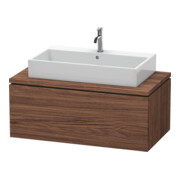 Duravit Waschtischunterschrank L-Cube 102x54,7cm, Nussb dkl., f Kons, 1 Auszug