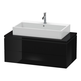 Duravit Waschtischunterschrank L-Cube 102x54,7cm, sw hgl, f Kons, 2 Schub.