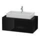 Duravit Waschtischunterschrank L-Cube 102x54,7cm, sw hgl, f Konsole, 1 Auszug-1