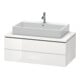 Duravit Waschtischunterschrank L-Cube 102x54,7cm, we. hgl, f Kons, 2 Schub.-1