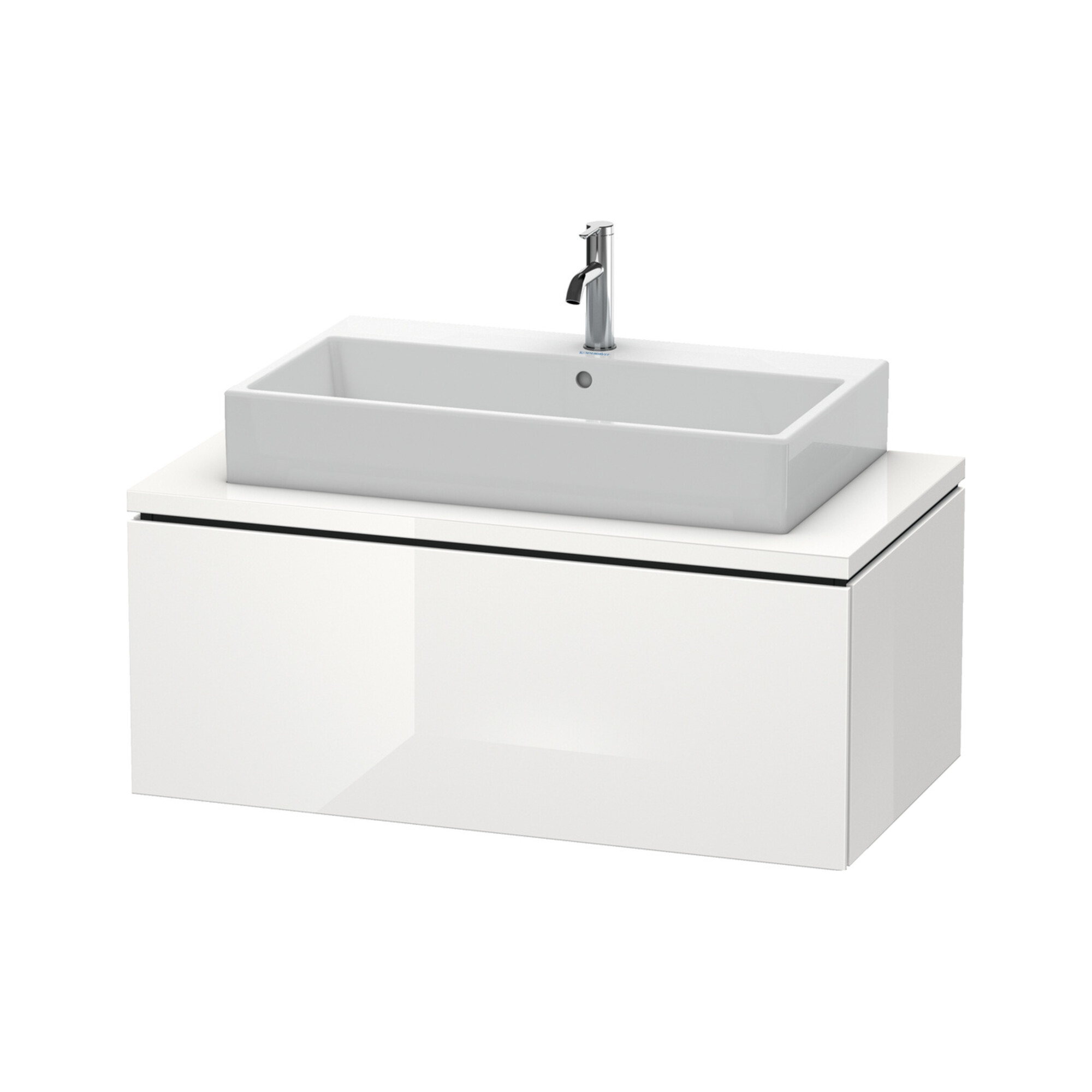 Duravit Waschtischunterschrank L-Cube 102x54,7cm, we. hgl, f Konsole, 1 Auszug