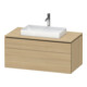 Duravit Waschtischunterschrank L-Cube 102x55cm, E N, 1 Schubk., 1 Ausz., wandhängend-1