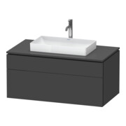 Duravit Waschtischunterschrank L-Cube 102x55cm, gra m, 1 Kast, 1 Ausz., wandhängend