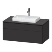 Duravit Waschtischunterschrank L-Cube 102x55cm, gra m, 1 Kast, 1 Ausz., wandhängend