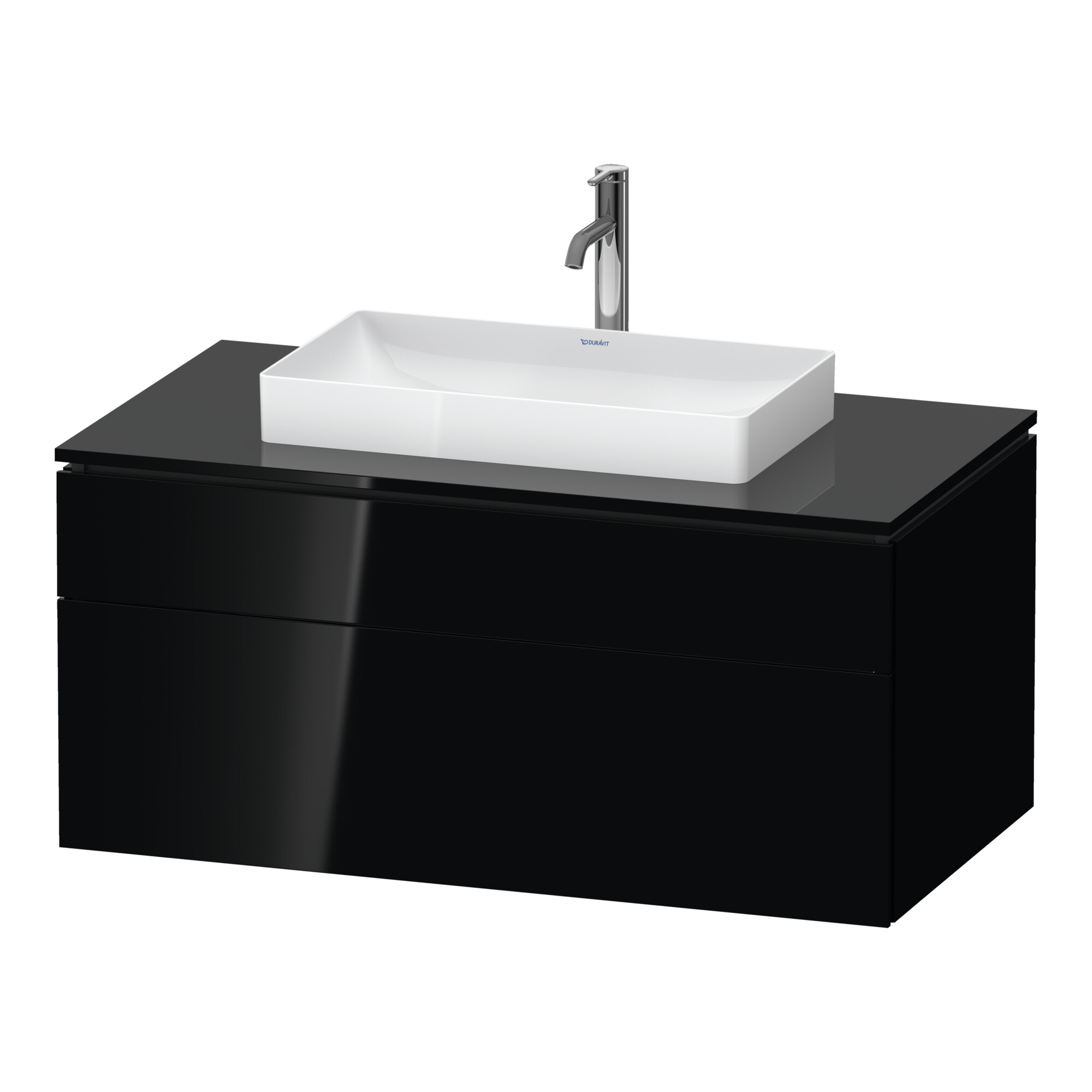 Duravit Waschtischunterschrank L-Cube 102x55cm, s g, 1 Schubk., 1 Ausz., wandhängend