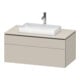 Duravit Waschtischunterschrank L-Cube 102x55cm, T m, 1 Schubk., 1 Ausz., wandhängend-1