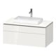 Duravit Waschtischunterschrank L-Cube 102x55cm, w g, 1 Schubk., 1 Ausz., wandhängend-1