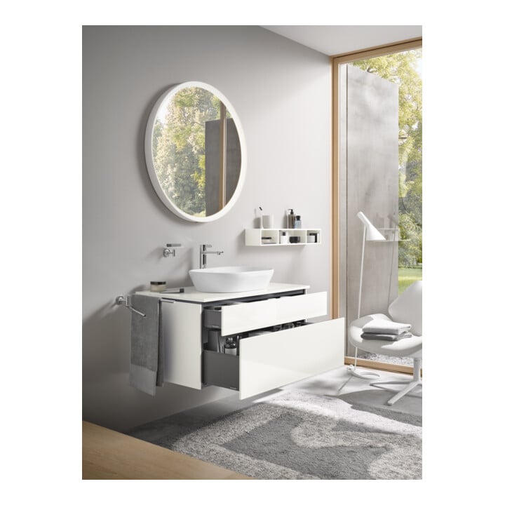 Duravit Waschtischunterschrank L-Cube 102x55cm, w g, 1 Schubk., 1 Ausz., wandhängend