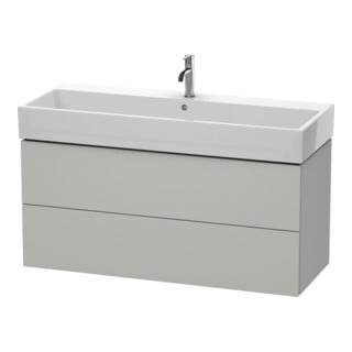 Duravit Waschtischunterschrank L-Cube 118,4x 45,9cm, bg ma, 2 Schub., wandhängend