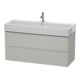 Duravit Waschtischunterschrank L-Cube 118,4x 45,9cm, bg ma, 2 Schub., wandhängend-1