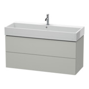 Duravit Waschtischunterschrank L-Cube 118,4x 45,9cm, bg ma, 2 Schub., wandhängend