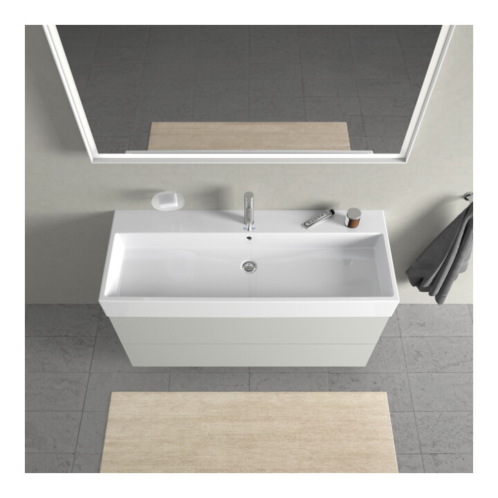 Duravit Waschtischunterschrank L-Cube 118,4x 45,9cm, bg ma, 2 Schub., wandhängend