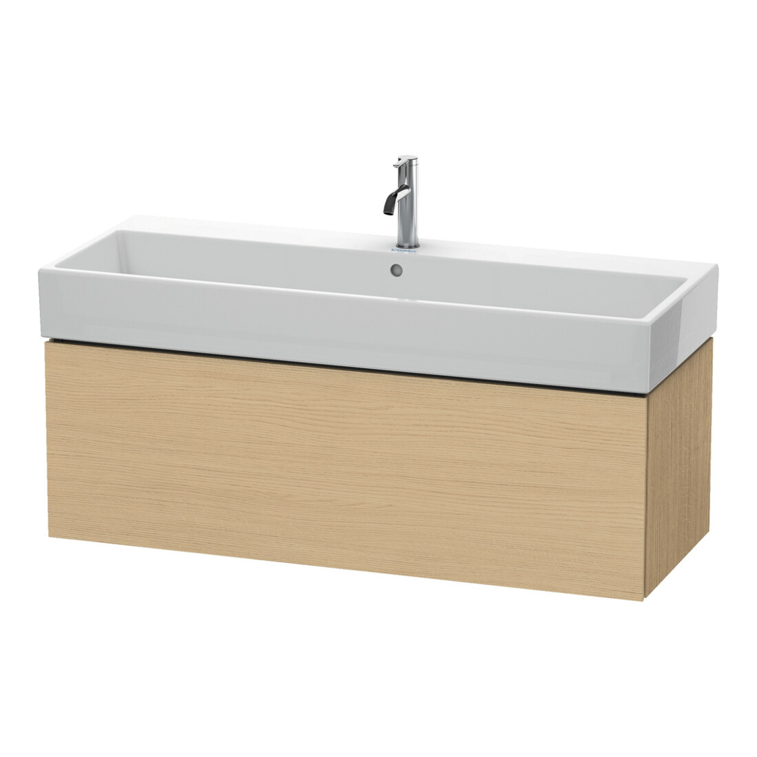 Duravit Waschtischunterschrank L-Cube 118,4x 45,9cm, Ei Nat, 1 Ausz., wandhängend