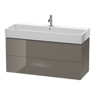Duravit Waschtischunterschrank L-Cube 118,4x 45,9cm, f Gr hgl, 2 Schub., wandhängend