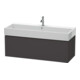 Duravit Waschtischunterschrank L-Cube 118,4x 45,9cm, gra matt, 1 Ausz., wandhängend-1