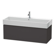 Duravit Waschtischunterschrank L-Cube 118,4x 45,9cm, gra matt, 1 Ausz., wandhängend