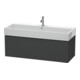 Duravit Waschtischunterschrank L-Cube 118,4x 45,9cm, graph ma, 1 Ausz., wandhängend-1
