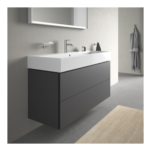 Duravit Waschtischunterschrank L-Cube 118,4x 45,9cm, graph ma, 2 Schub., wandhängend