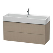 Duravit Waschtischunterschrank L-Cube 118,4x 45,9cm, lei, 2 Schub., wandhängend-1