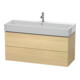 Duravit Waschtischunterschrank L-Cube 118,4x 45,9cm, med. Ei, 2 Schub., wandhängend-1