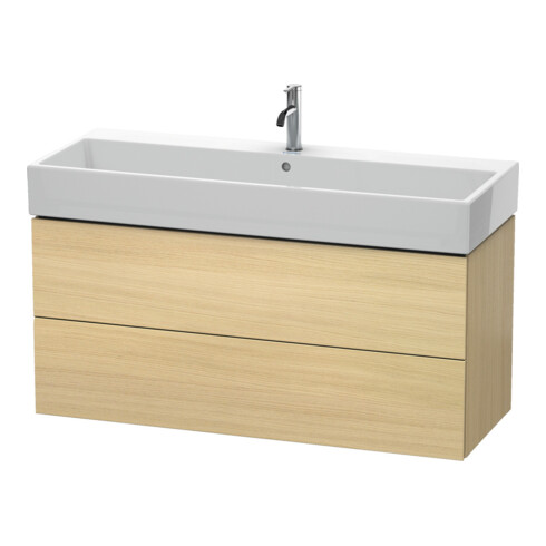 Duravit Waschtischunterschrank L-Cube 118,4x 45,9cm, med. Ei, 2 Schub., wandhängend