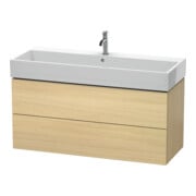 Duravit Waschtischunterschrank L-Cube 118,4x 45,9cm, med. Ei, 2 Schub., wandhängend