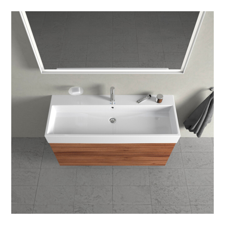 Duravit Waschtischunterschrank L-Cube 118,4x 45,9cm, N Nat, 2 Schub., wandhängend