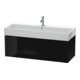 Duravit Waschtischunterschrank L-Cube 118,4x 45,9cm, sw hgl, 1 Ausz., wandhängend-1
