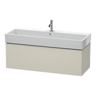 Duravit Waschtischunterschrank L-Cube 118,4x 45,9cm, Tau ma, 1 Ausz., wandhängend