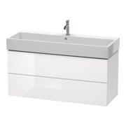 Duravit Waschtischunterschrank L-Cube 118,4x 45,9cm, we. hgl, 2 Schub., wandhängend-4